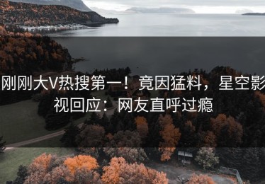 刚刚大V热搜第一！竟因猛料，星空影视回应：网友直呼过瘾