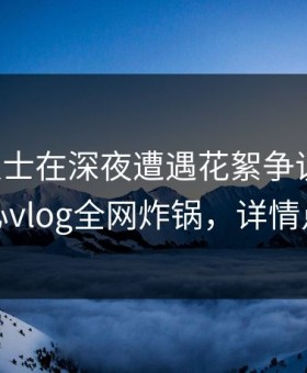 业内人士在深夜遭遇花絮争议四起，糖心vlog全网炸锅，详情点击